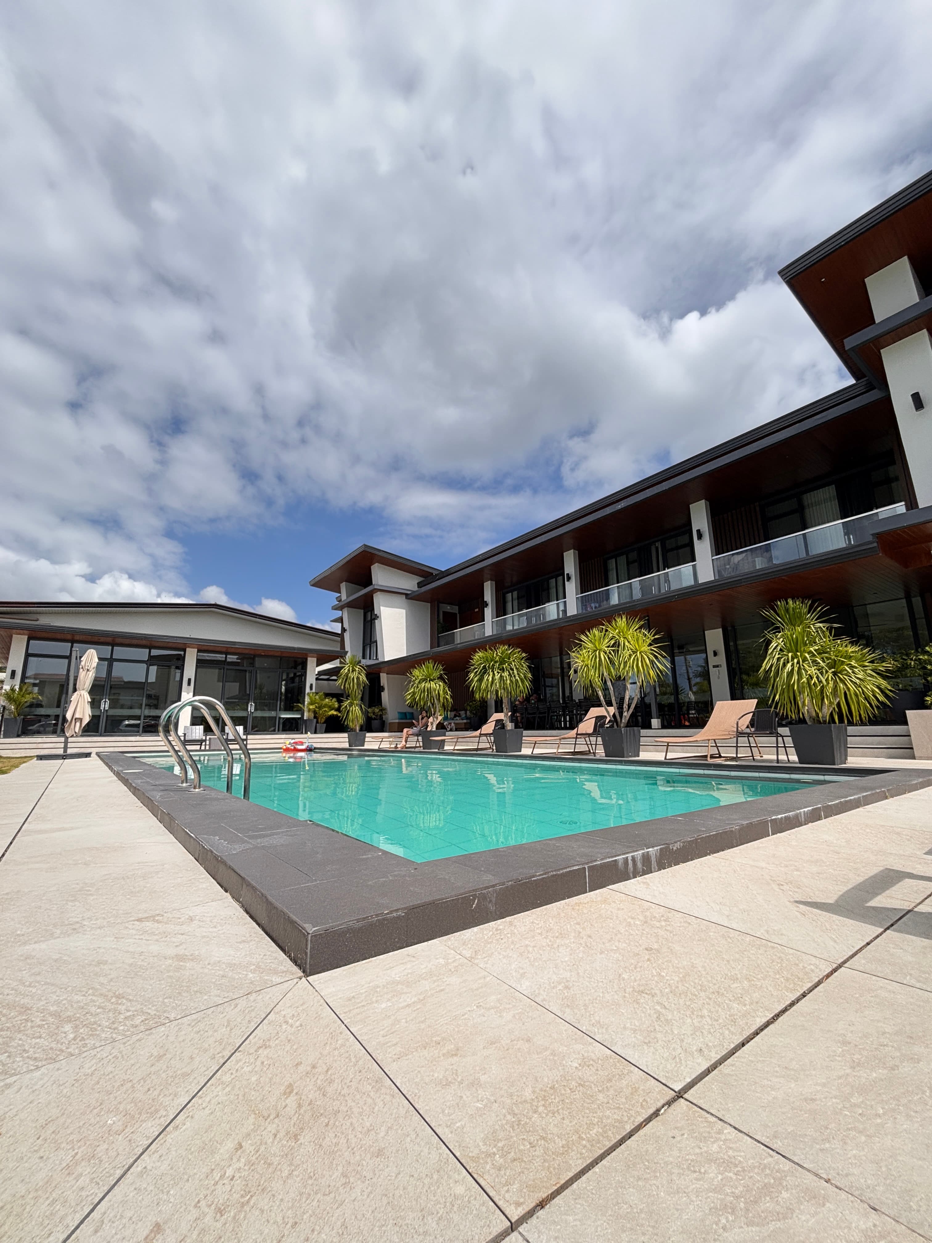 Longhouse resort facade