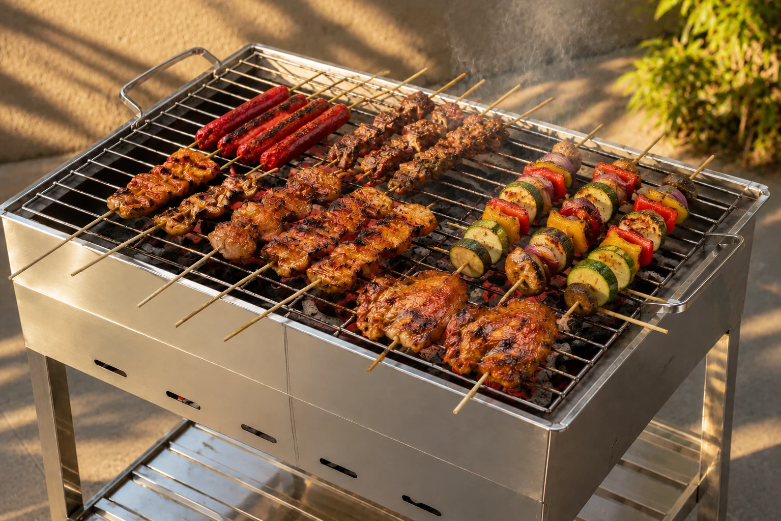 Barbecue Area & Parking